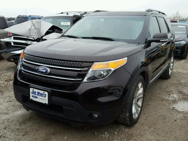 1FM5K7F80DGC60199 - 2013 FORD EXPLORER L BLACK photo 2