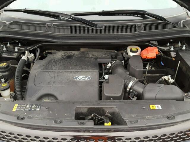 1FM5K7F80DGC60199 - 2013 FORD EXPLORER L BLACK photo 7