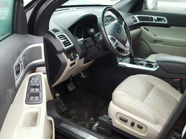 1FM5K7F80DGC60199 - 2013 FORD EXPLORER L BLACK photo 9