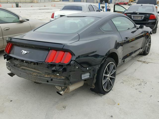 1FA6P8TH9H5276915 - 2017 FORD MUSTANG BLACK photo 4