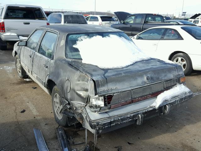 1G2AF51W1K6206256 - 1989 PONTIAC 6000 LE GRAY photo 3