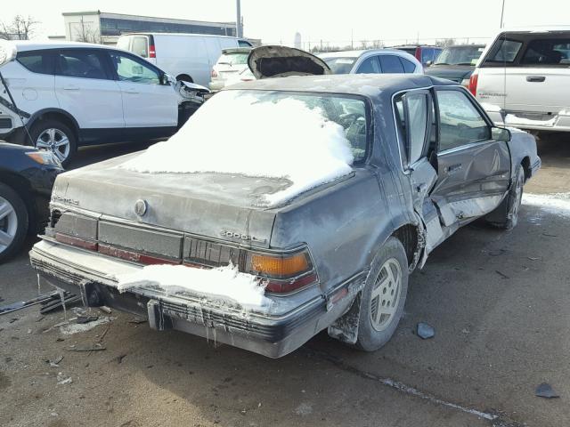 1G2AF51W1K6206256 - 1989 PONTIAC 6000 LE GRAY photo 4