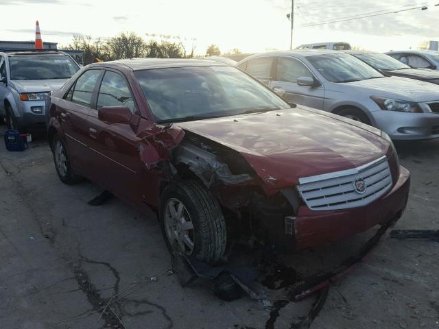 1G6DP577X70108376 - 2007 CADILLAC CTS HI FEA MAROON photo 1