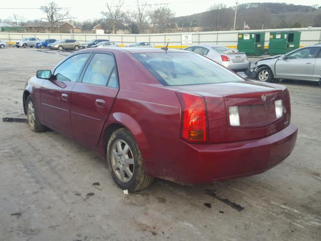 1G6DP577X70108376 - 2007 CADILLAC CTS HI FEA MAROON photo 3