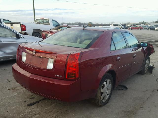 1G6DP577X70108376 - 2007 CADILLAC CTS HI FEA MAROON photo 4