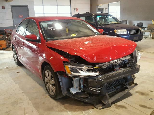 3VWDP7AJ3DM260342 - 2013 VOLKSWAGEN JETTA SE RED photo 1