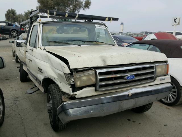 2FTHF25G4LCB33098 - 1990 FORD F250 WHITE photo 1