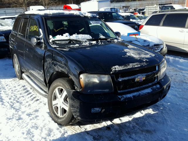 1GNDT13S372274925 - 2007 CHEVROLET TRAILBLAZE BLACK photo 1