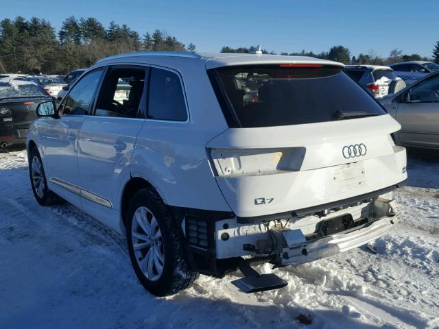 WA1LAAF73HD009391 - 2017 AUDI Q7 PREMIUM WHITE photo 2