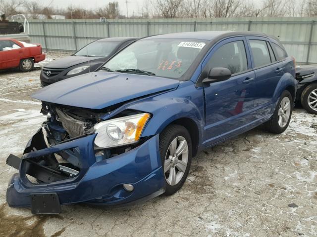 1B3CB3HA1AD566248 - 2010 DODGE CALIBER MA BLUE photo 2