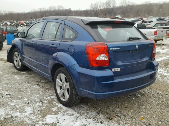 1B3CB3HA1AD566248 - 2010 DODGE CALIBER MA BLUE photo 3