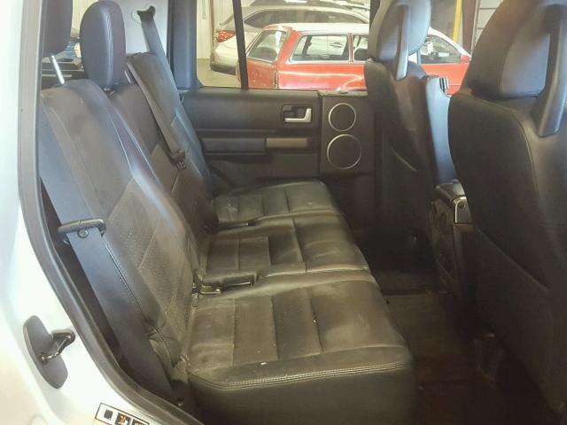 SALAE25436A370805 - 2006 LAND ROVER LR3 SE SILVER photo 6