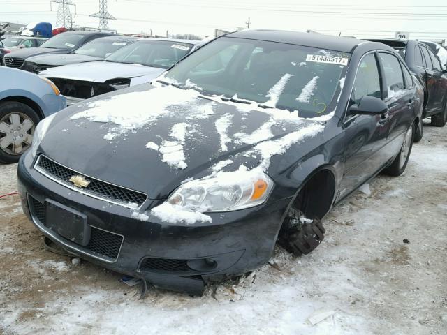 2G1WD58C879265378 - 2007 CHEVROLET IMPALA SUP BLACK photo 2