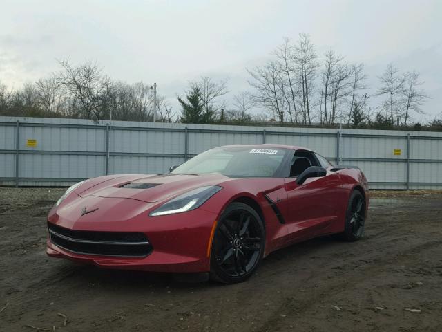 1G1YM2D70F5116040 - 2015 CHEVROLET CORVETTE S MAROON photo 9