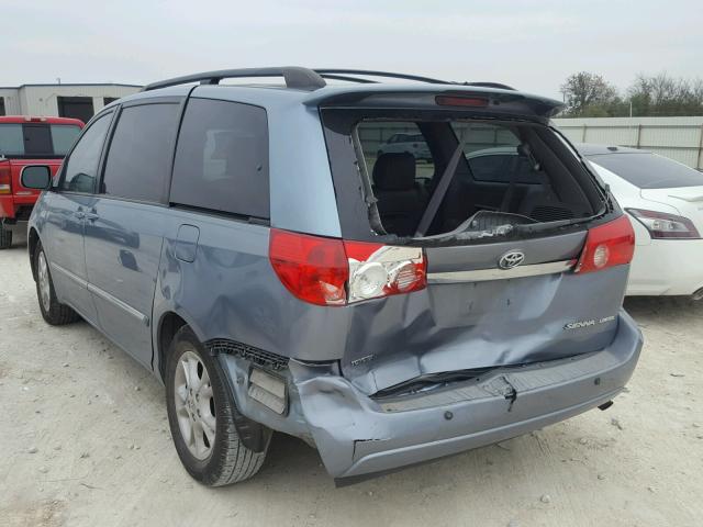 5TDZA22C26S493192 - 2006 TOYOTA SIENNA XLE SILVER photo 3