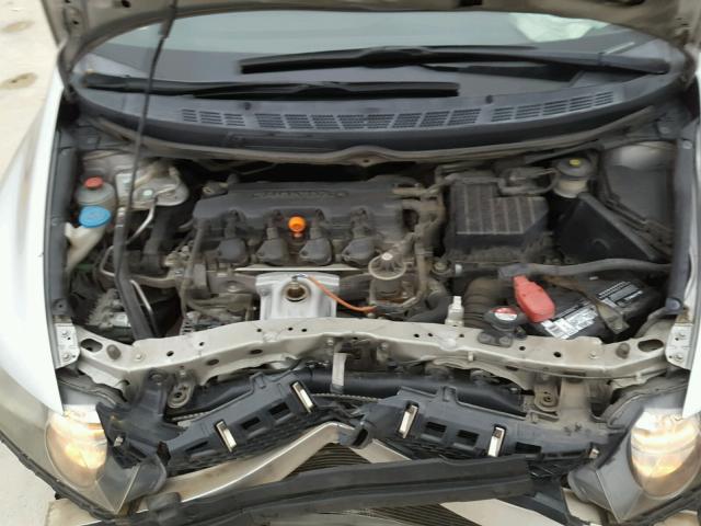 19XFA1F58BE047304 - 2011 HONDA CIVIC LX SILVER photo 7