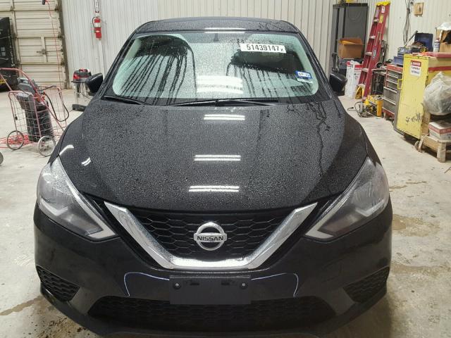 3N1AB7AP0HY316330 - 2017 NISSAN SENTRA S BLACK photo 9