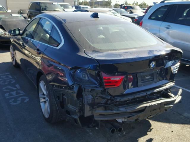 WBA4A9C54GGL89945 - 2016 BMW 428 I BLUE photo 3