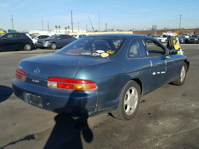 JT8JZ31C0S0030489 - 1995 LEXUS SC 300 BLUE photo 4