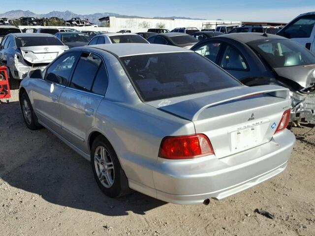 4A3AA46G13E093368 - 2003 MITSUBISHI GALANT ES SILVER photo 3