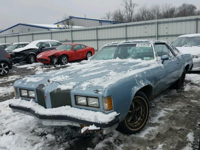 2J57M6P134850 - 1976 PONTIAC GRAND PRIX ლურჯი ფოტო 2