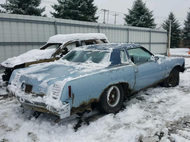 2J57M6P134850 - 1976 PONTIAC GRAND PRIX ლურჯი ფოტო 4