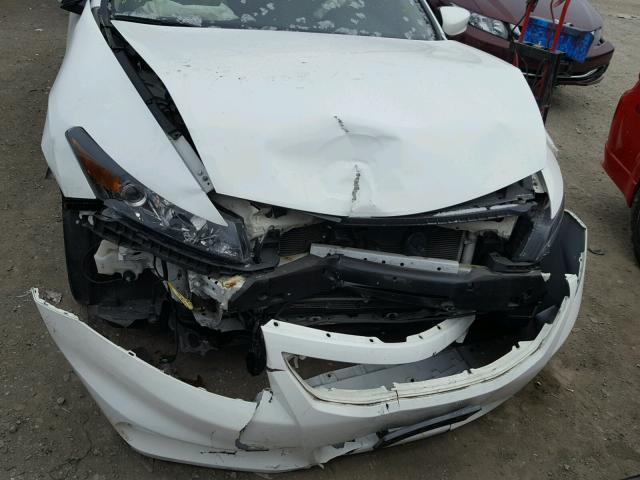 1HGCS2B85CA011145 - 2012 HONDA ACCORD EXL WHITE photo 7