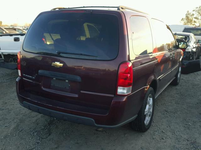 1GNDV23157D155155 - 2007 CHEVROLET UPLANDER L BURGUNDY photo 4