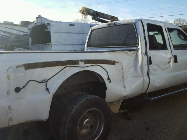 1FTWW33P77EA19905 - 2007 FORD F350 SUPER WHITE photo 9