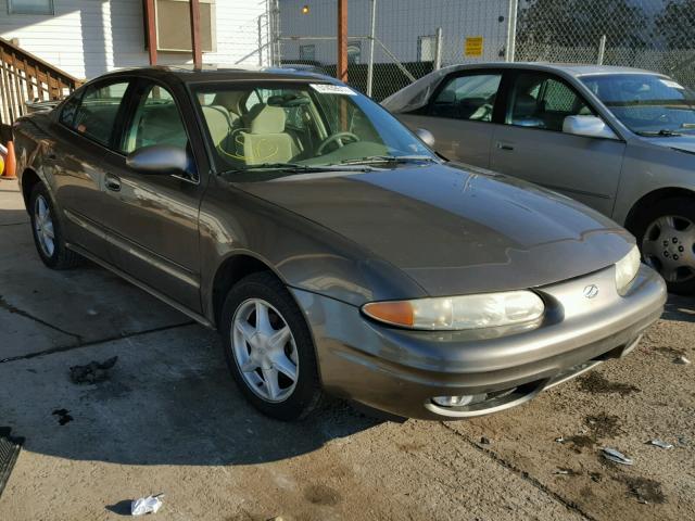 1G3NL52E91C226069 - 2001 OLDSMOBILE ALERO GL BROWN photo 1