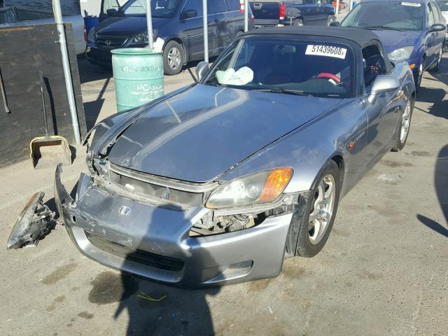 JHMAP11481T008479 - 2001 HONDA S2000 SILVER photo 2