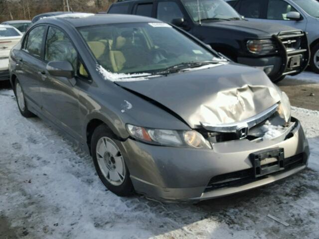 JHMFA36216S006113 - 2006 HONDA CIVIC HYBR TAN photo 1