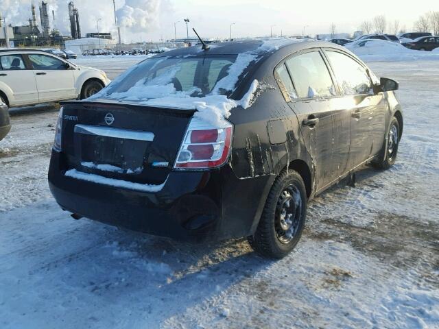 3N1AB6AP7CL714828 - 2012 NISSAN SENTRA 2.0 BLACK photo 4