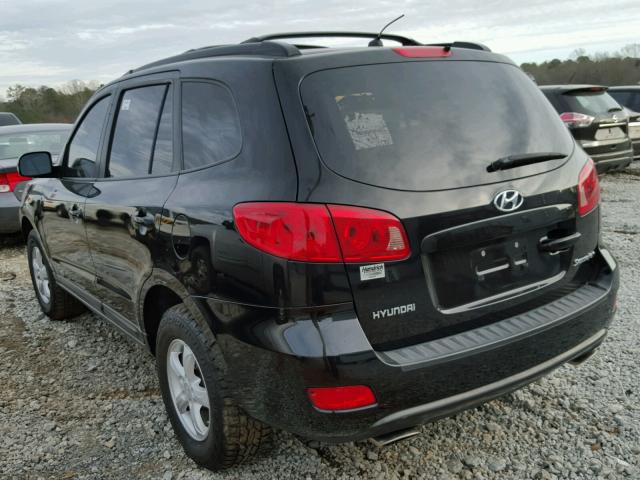 KM8SG13D07U105290 - 2007 HYUNDAI SANTA FE G BLACK photo 3