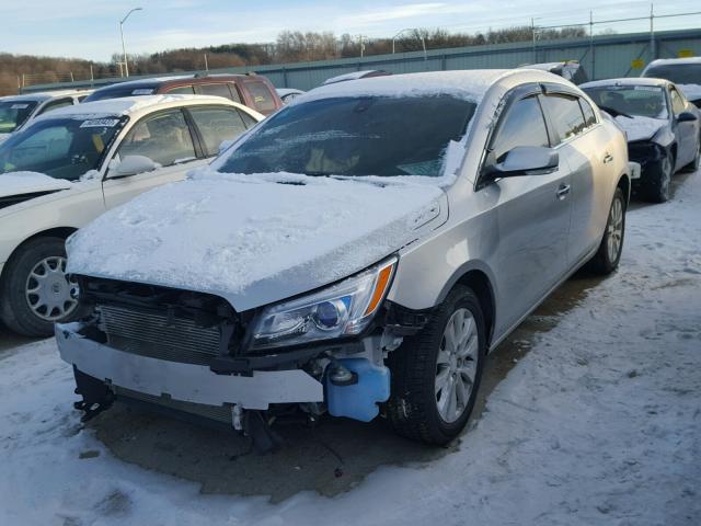 1G4GB5GR5EF251395 - 2014 BUICK LACROSSE GRAY photo 2