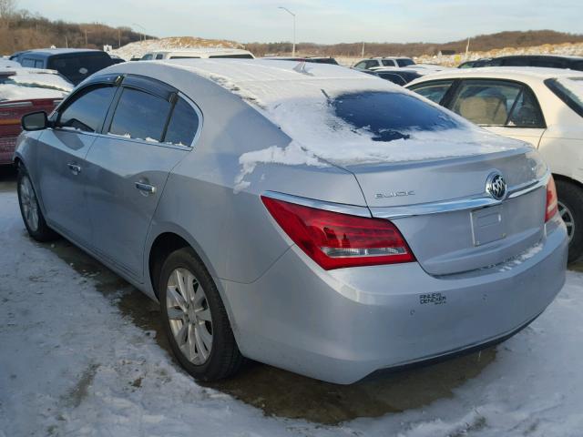 1G4GB5GR5EF251395 - 2014 BUICK LACROSSE GRAY photo 3