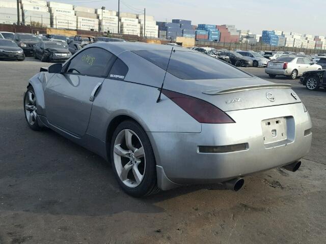 JN1AZ34D06M310937 - 2006 NISSAN 350Z COUPE SILVER photo 3