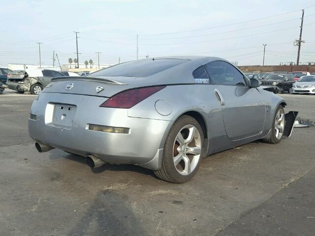 JN1AZ34D06M310937 - 2006 NISSAN 350Z COUPE SILVER photo 4