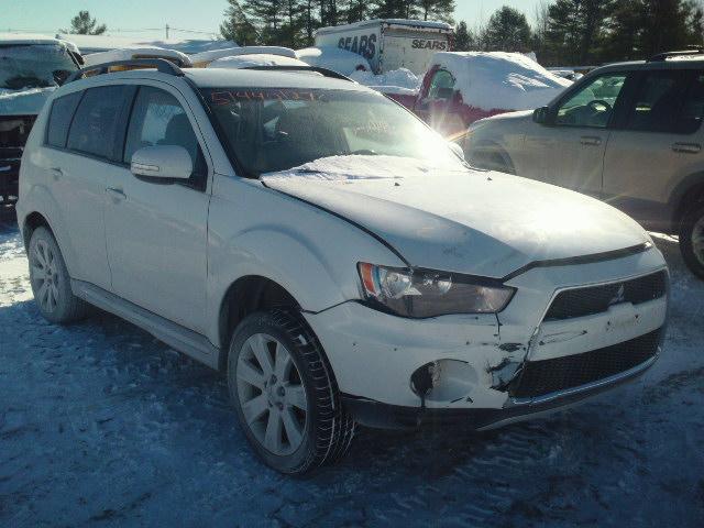 JA4JT3AW9CU003972 - 2012 MITSUBISHI OUTLANDER WHITE photo 1