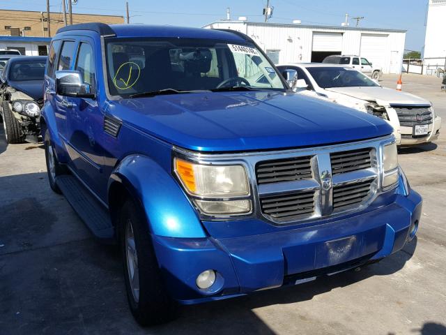 1D8GT58K27W636033 - 2007 DODGE NITRO SLT BLUE photo 1