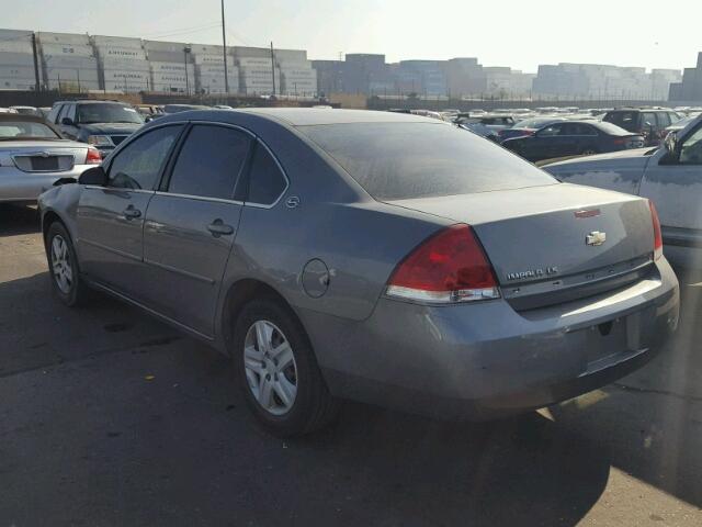 2G1WB55K369343677 - 2006 CHEVROLET IMPALA LS GRAY photo 3