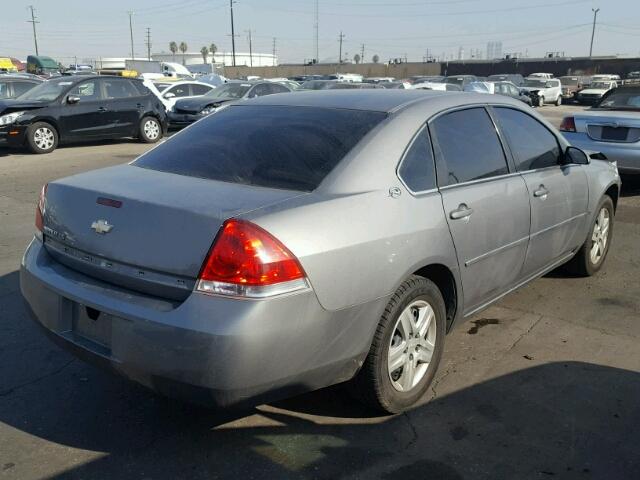 2G1WB55K369343677 - 2006 CHEVROLET IMPALA LS GRAY photo 4