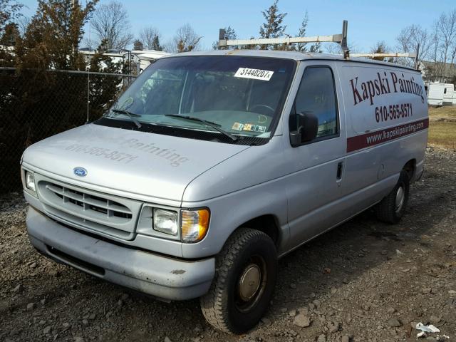 1FTEE1423VHA73378 - 1997 FORD ECONOLINE GRAY photo 2