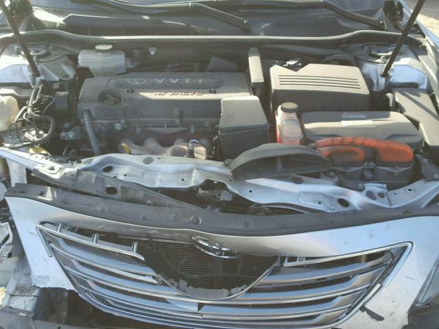 4T1BB46K08U061934 - 2008 TOYOTA CAMRY HYBR SILVER photo 7