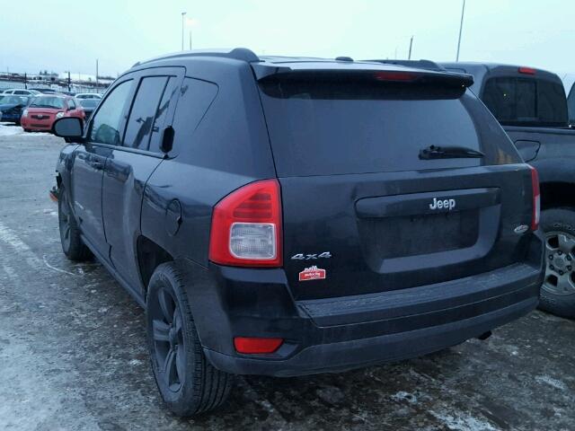 1C4NJDAB8DD259196 - 2013 JEEP COMPASS BA BLACK photo 3