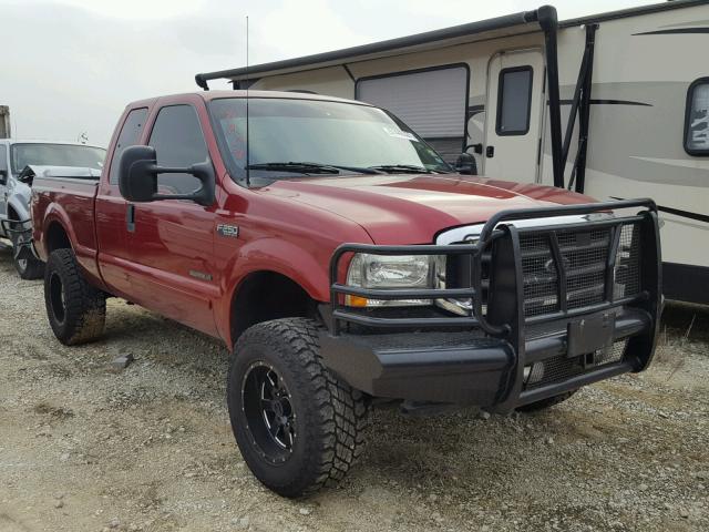 1FTNX21F81ED46155 - 2001 FORD F250 SUPER RED photo 1