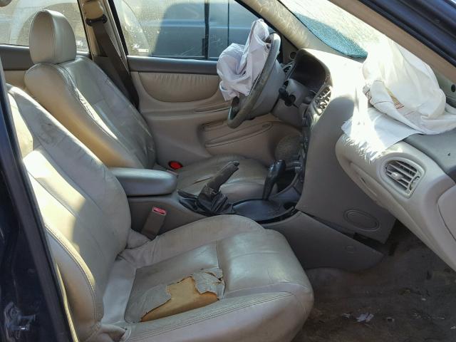 1G3NF52E91C177639 - 2001 OLDSMOBILE ALERO GLS 蓝色 照片 5