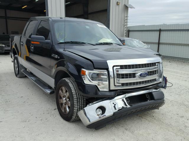 1FTFW1CF8EKD66718 - 2014 FORD F150 SUPER BLACK photo 1