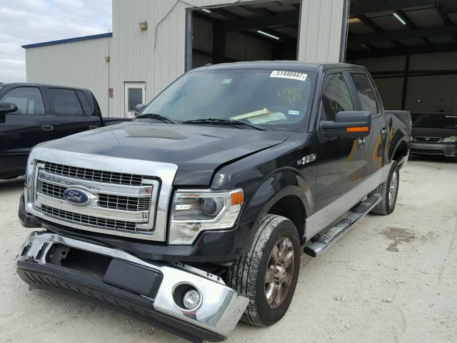 1FTFW1CF8EKD66718 - 2014 FORD F150 SUPER BLACK photo 2