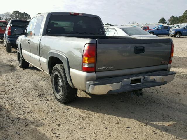 2GTEC19V811374606 - 2001 GMC NEW SIERRA GRAY photo 3